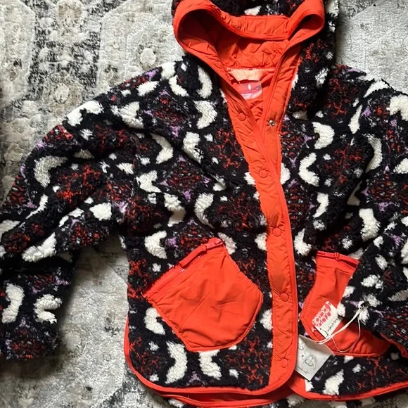 NWOT Free People Movement jacquard sherpa jacket - Picture 4 of 7